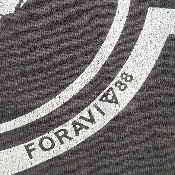 Vintage 1988 Fruit-Of-The-Loom Shirt XL 23x27 Faded-Black - Picture 13 of 15